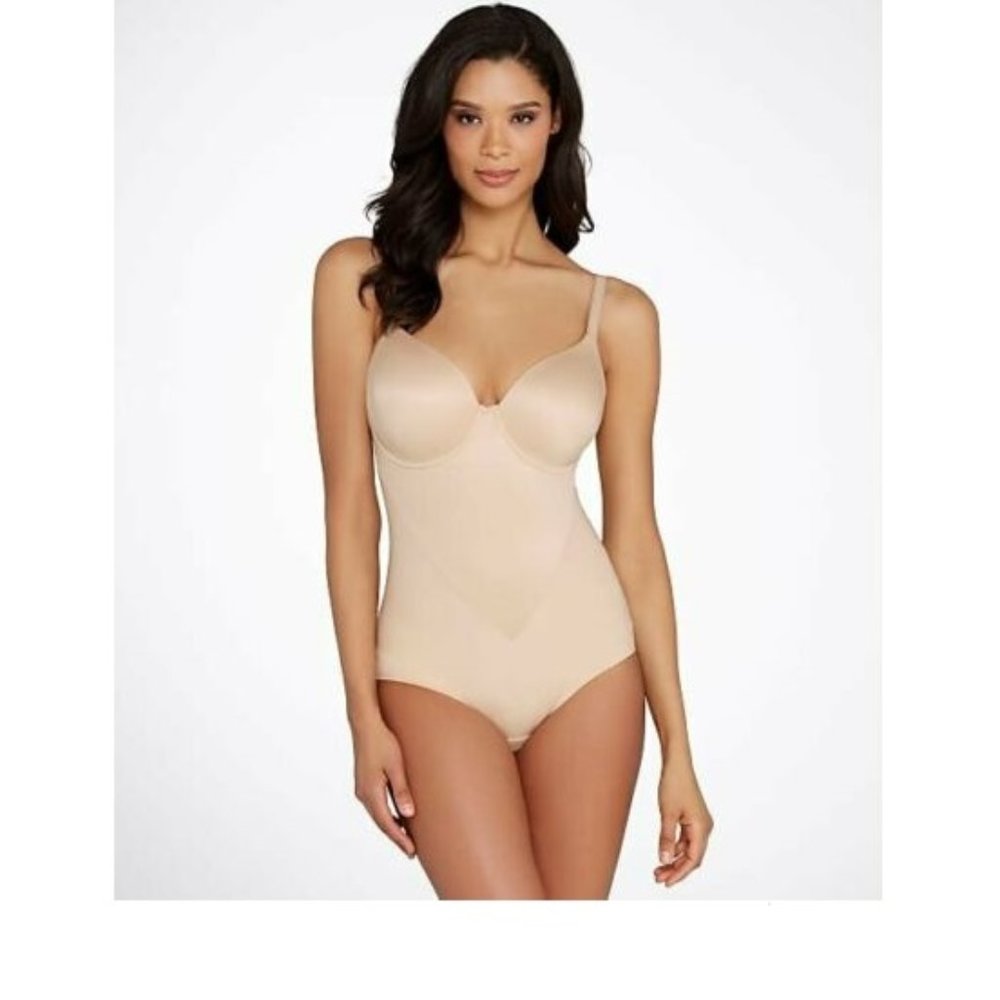 Maidenform Women Flexees Devotion Convertible Bodysuit | Size - 36D | Nude
